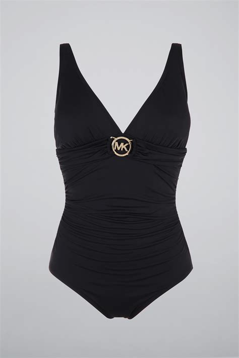 michael kors bikini hose schwarz|Michael Kors black swimsuit.